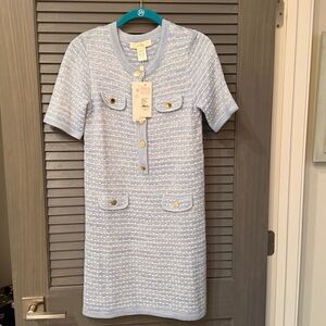 Lilly Pulitzer Theodorah Pastel/Light Blue Sweater Dress, Size XS, NEW WITH TAGS